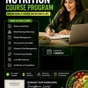 Nutrition course program 1 Month