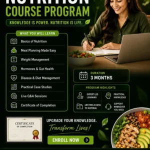 Nutrition course program 3 Month